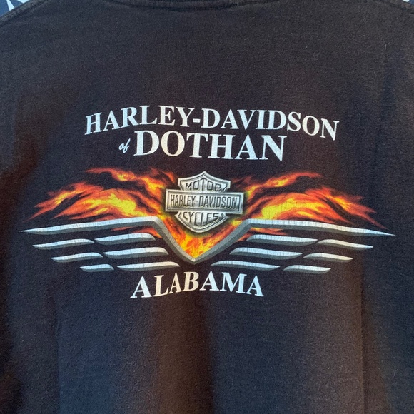Vintage Harley-Davidson Pin-Up T-shirt - Picture 5 of 6